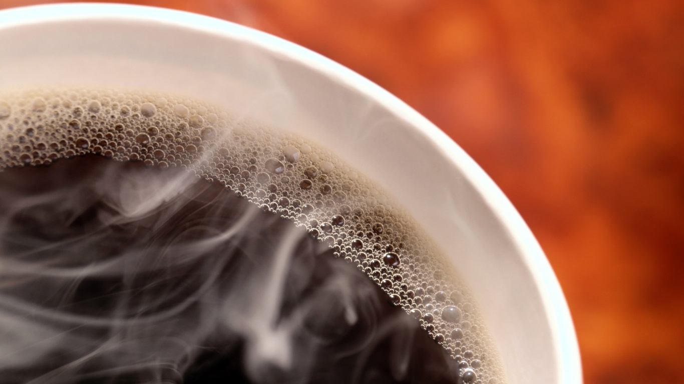 Горячий кофе обои