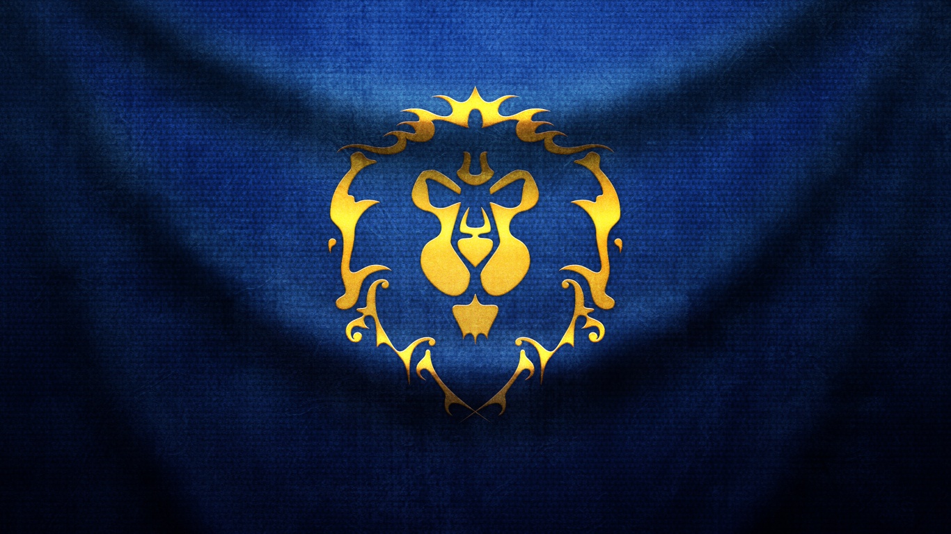 Флаг Альянса из World of Warcraft обои