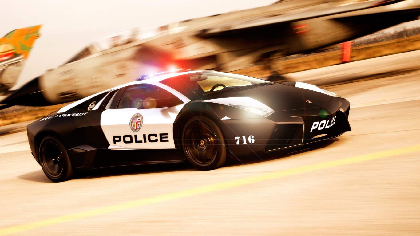 Полицейска Lamborghini из NFS обои