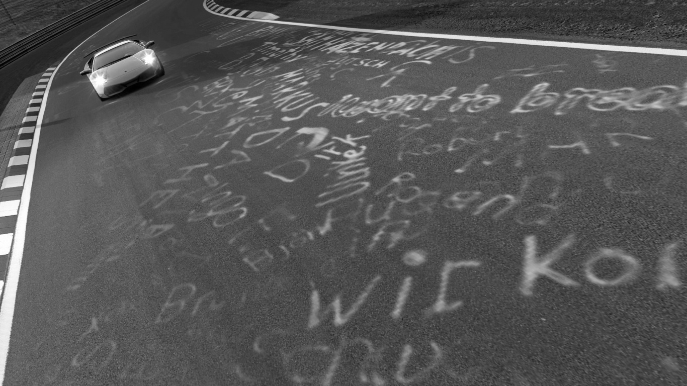 Lamborghini на треке в Grand Turismo 5 обои