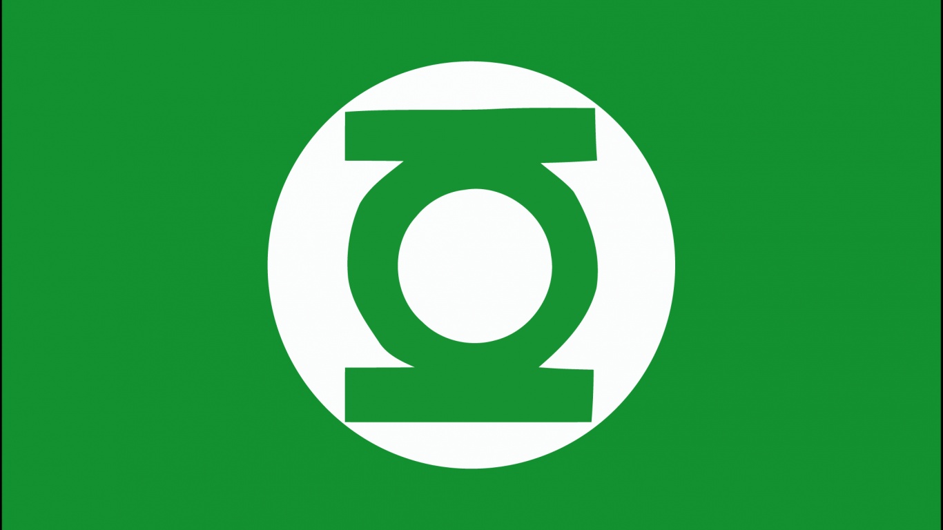 Знак Зеленого фонаря обои