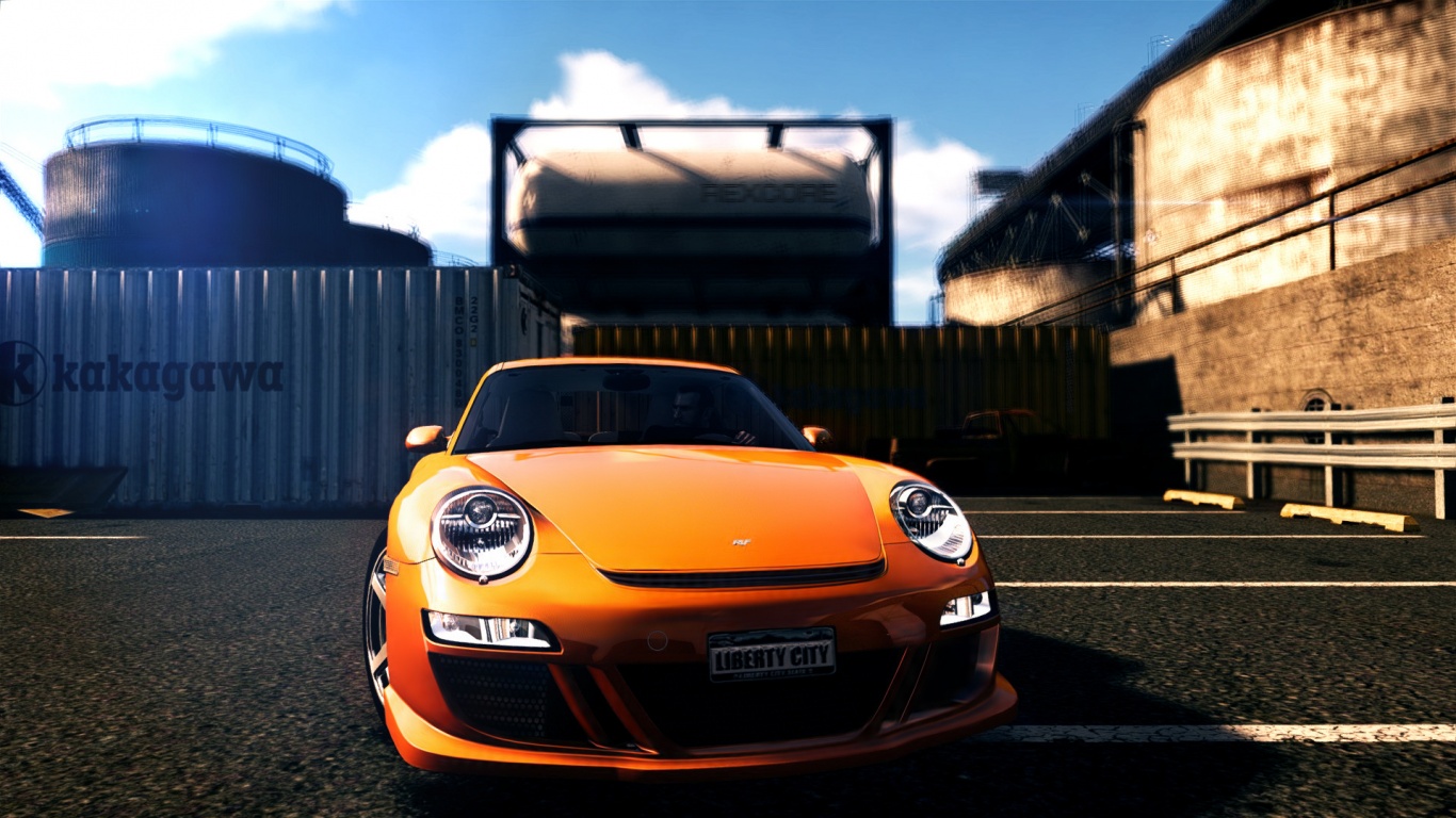 Порше из GTA4 обои