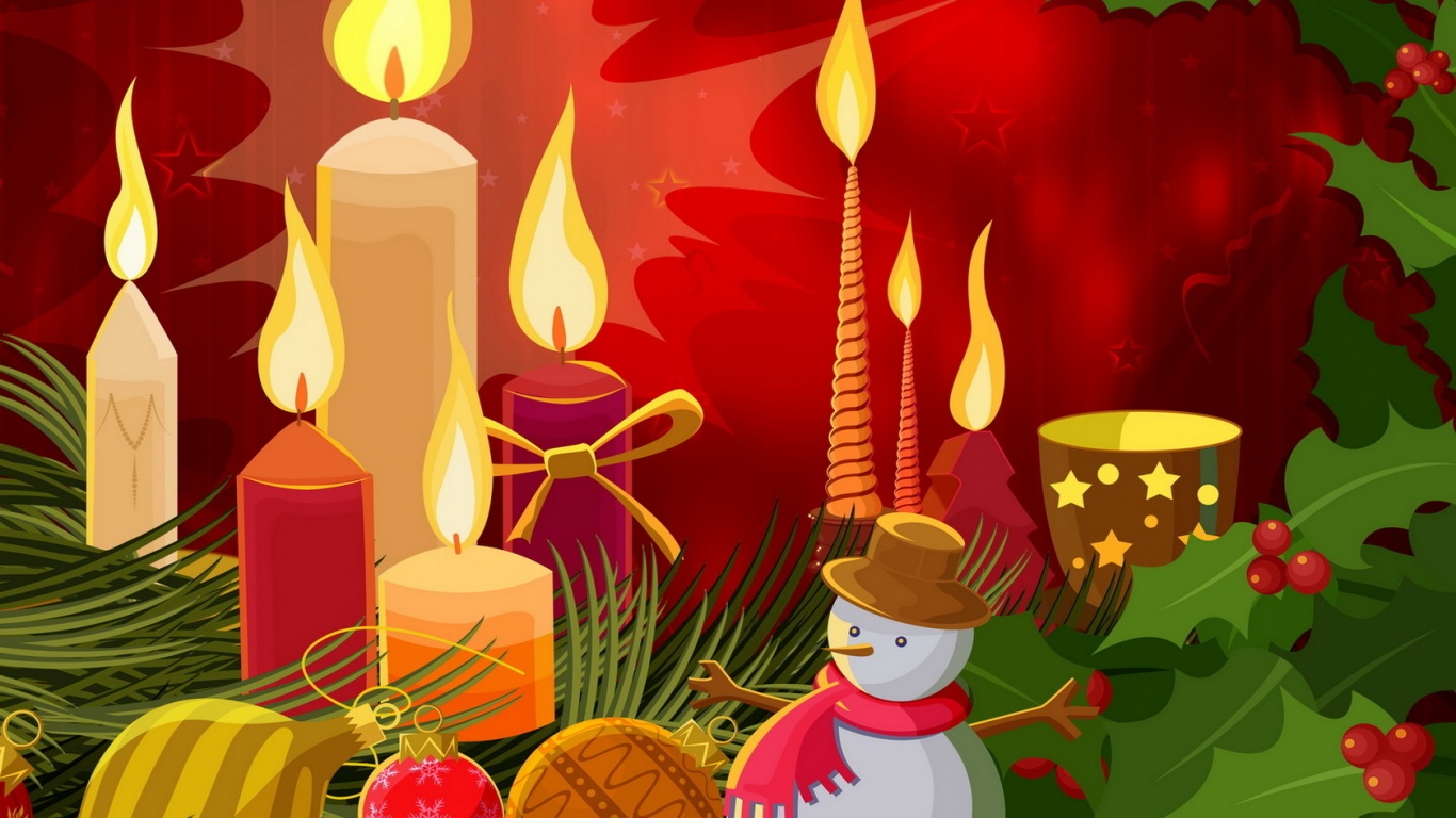 Новогодние обои