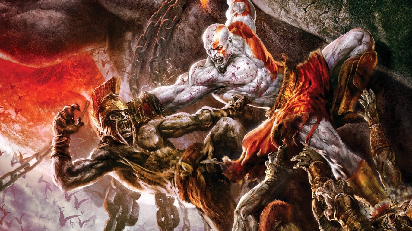 Бог войны обои