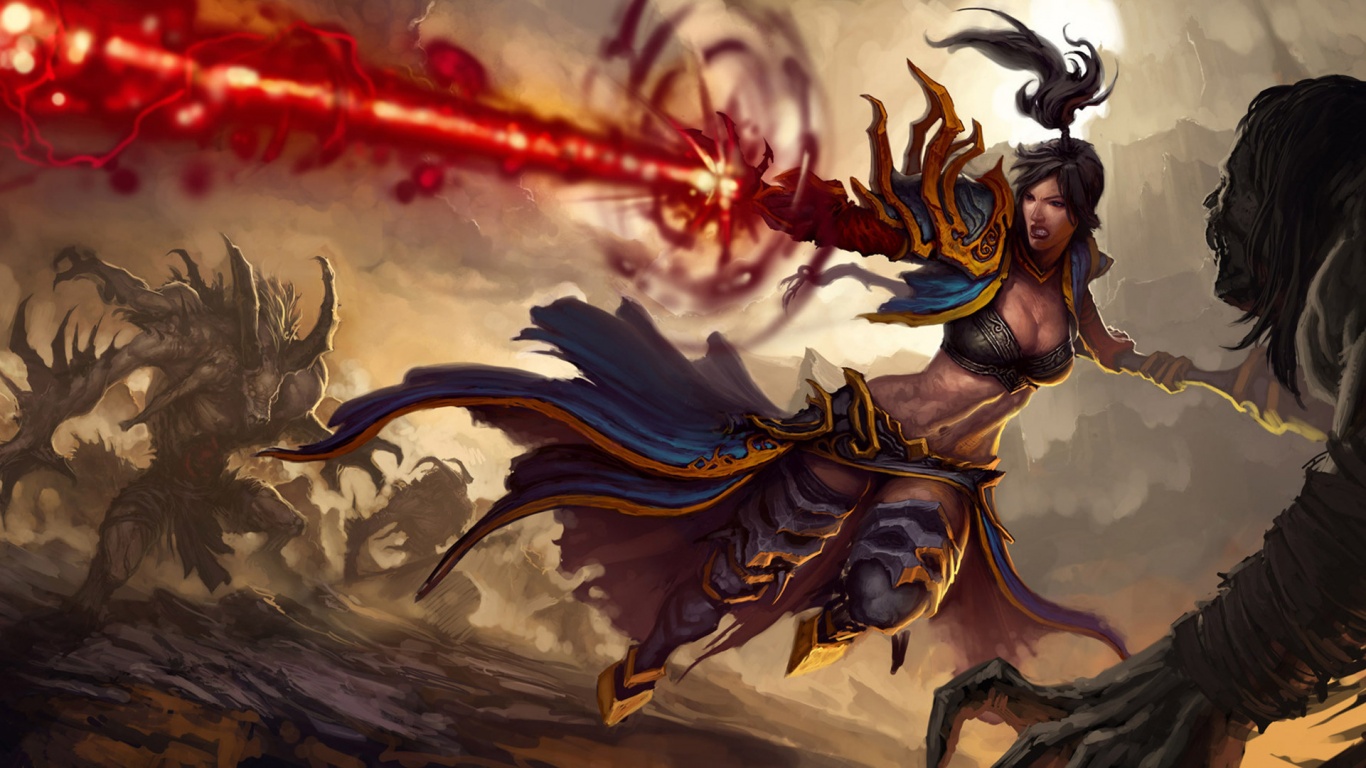 Чародей из Diablo 3 обои