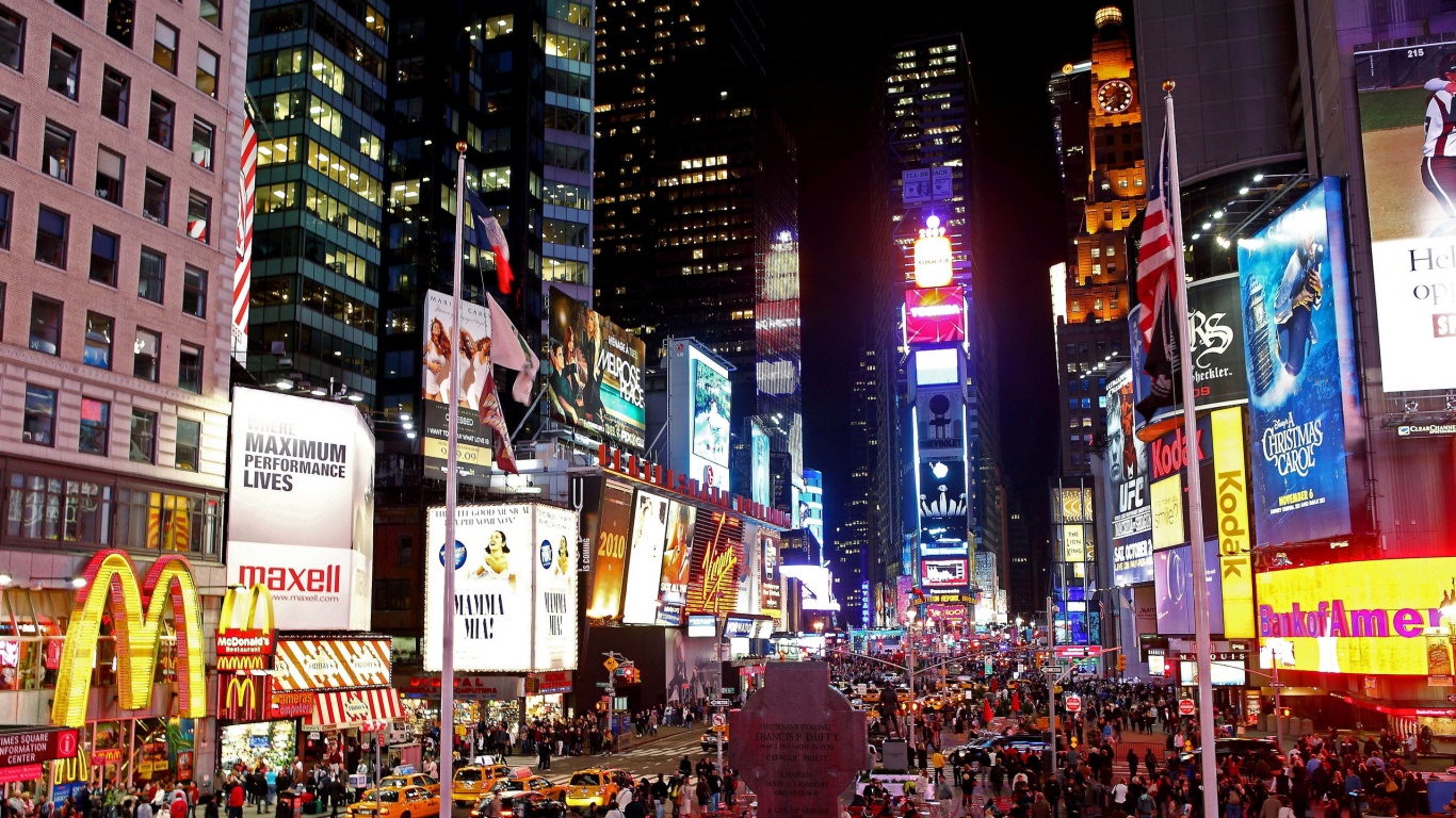 Таймсквер обои