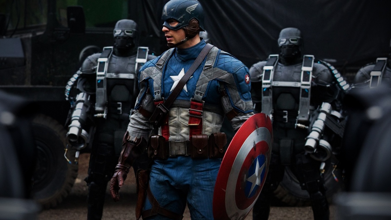 Капитан Америка обои