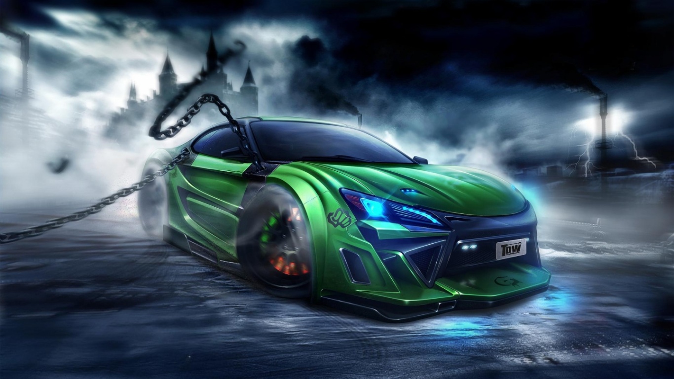 Дикое авто обои