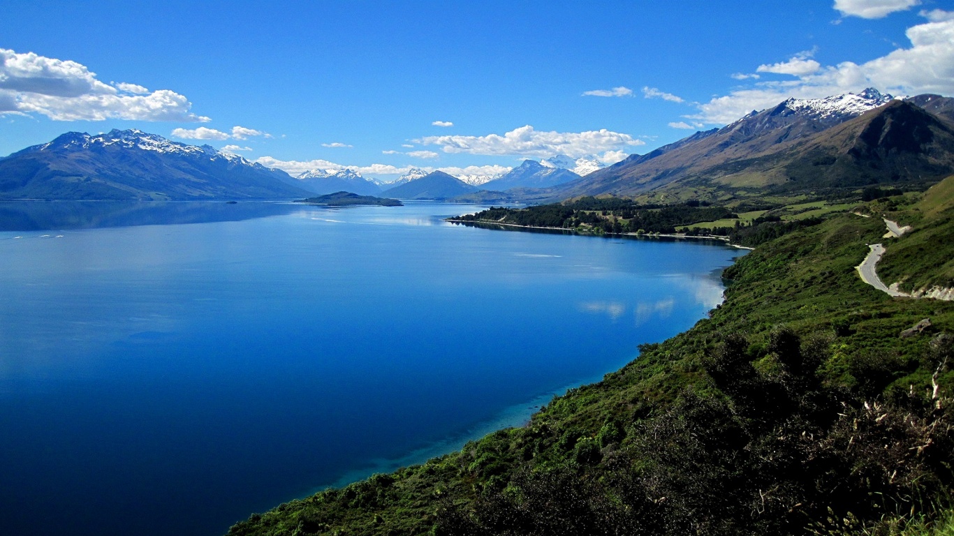 Горное озеро обои