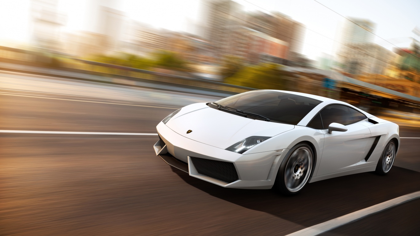 Серый Ламборджини обои