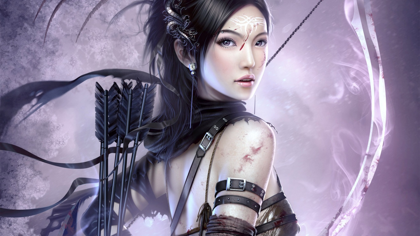 Лучница обои