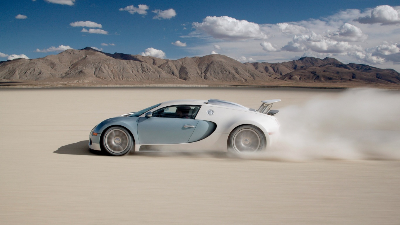 Бугатти в долине обои