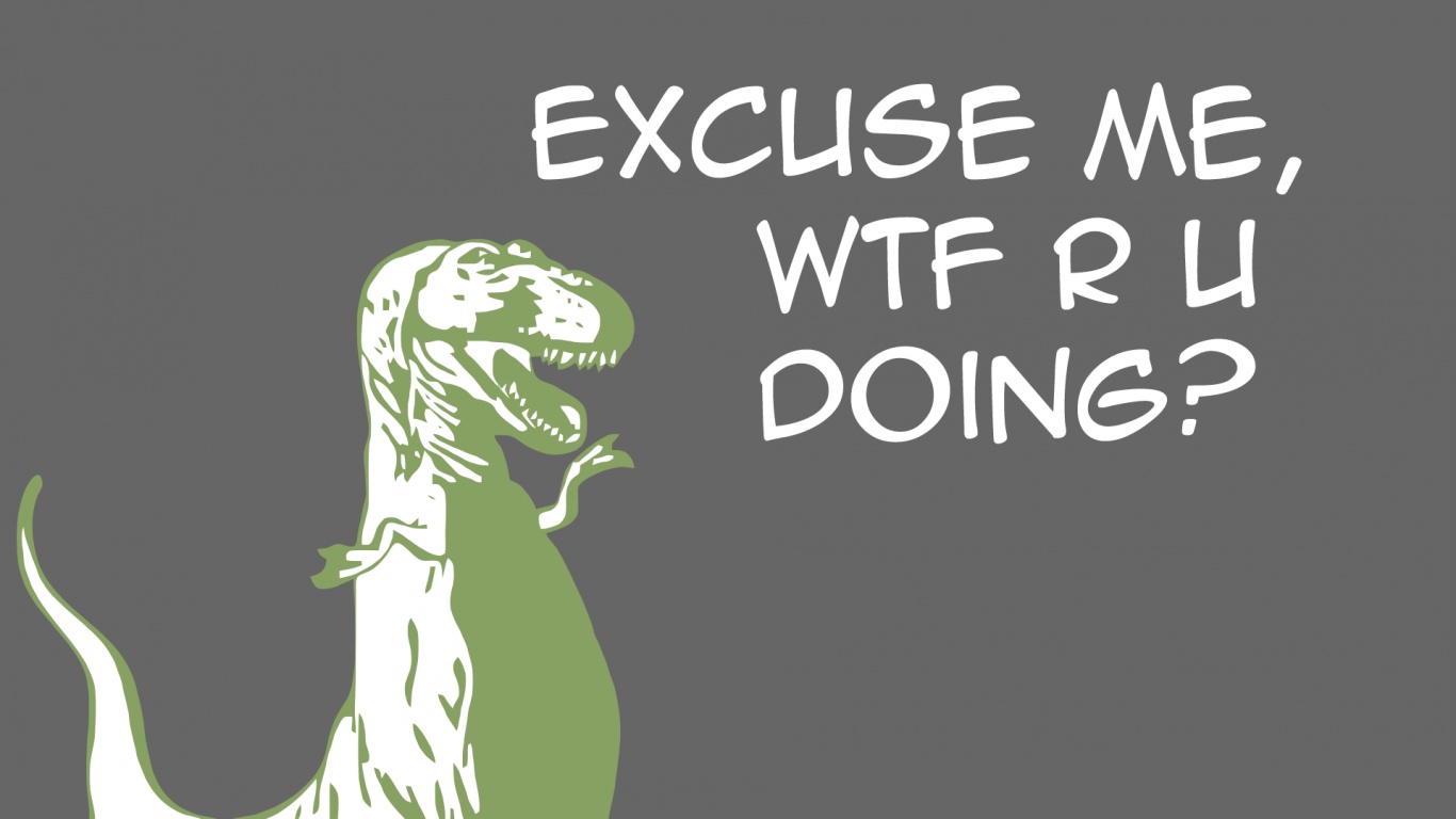 Excuse me, wtf are you doing? обои