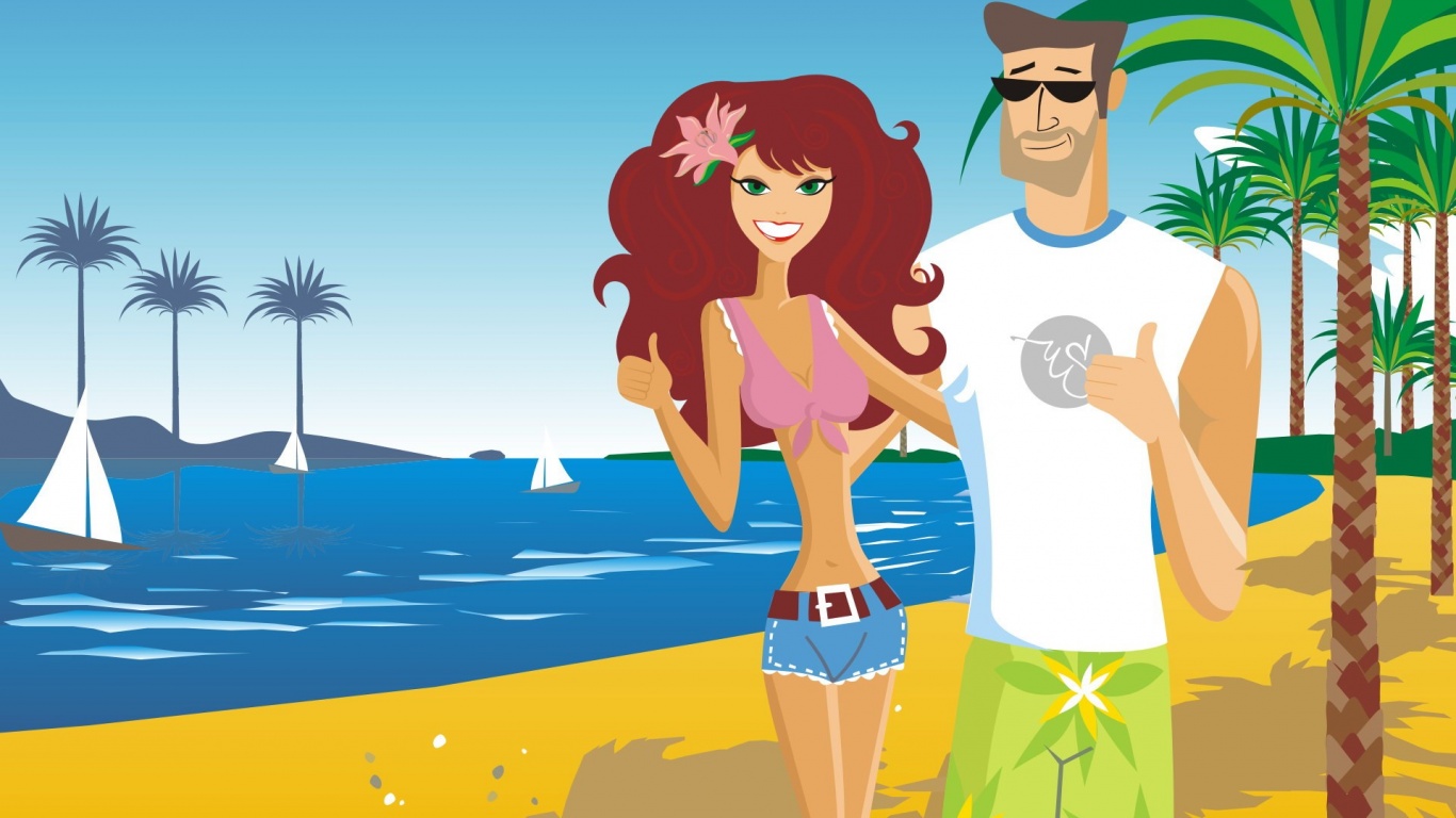 Отпуск на позитиве обои