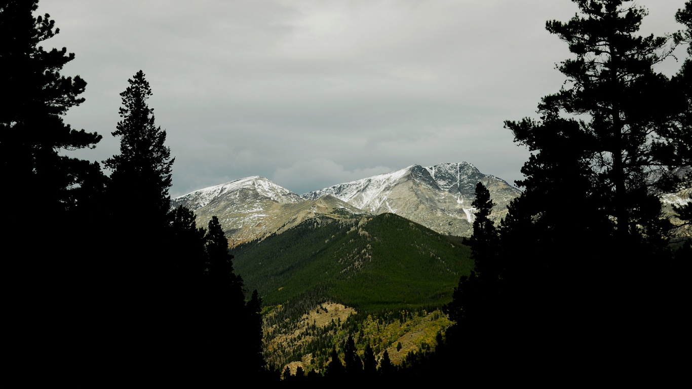 Вид на горы обои