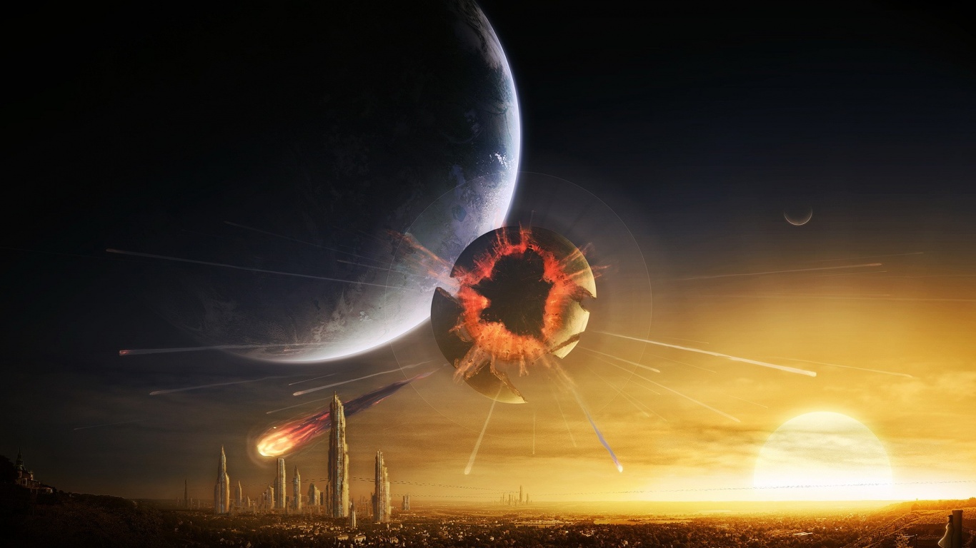 Катастрофа планетарного масштаба обои