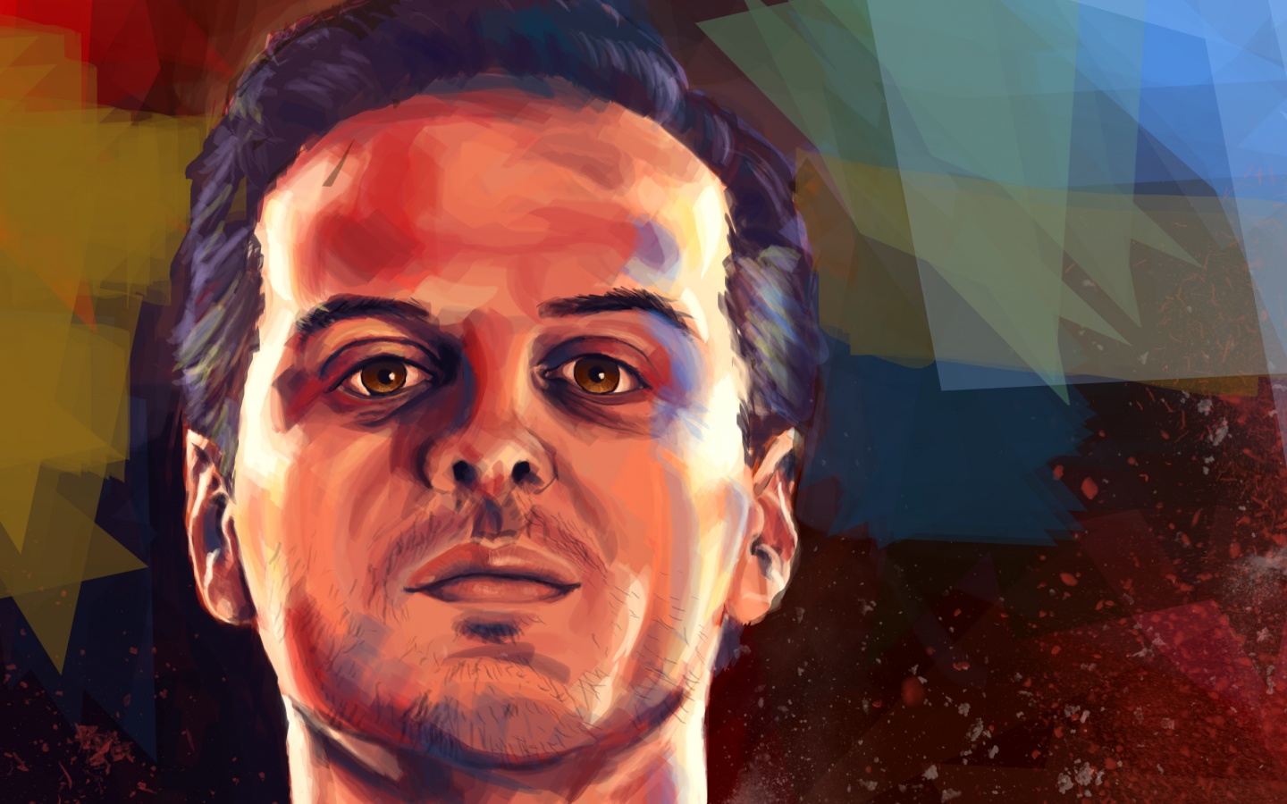 Портрет Джима Мориарти обои