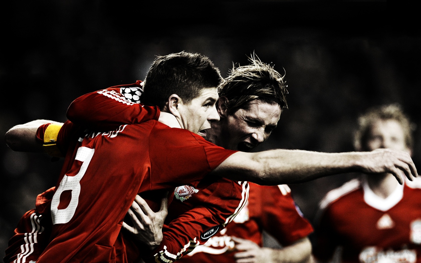 Радость от забитого гола обои