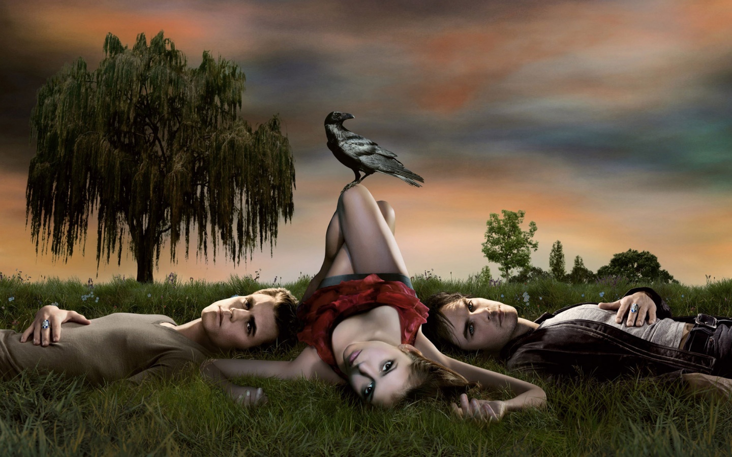 Герои сериала Дневники Вампира обои