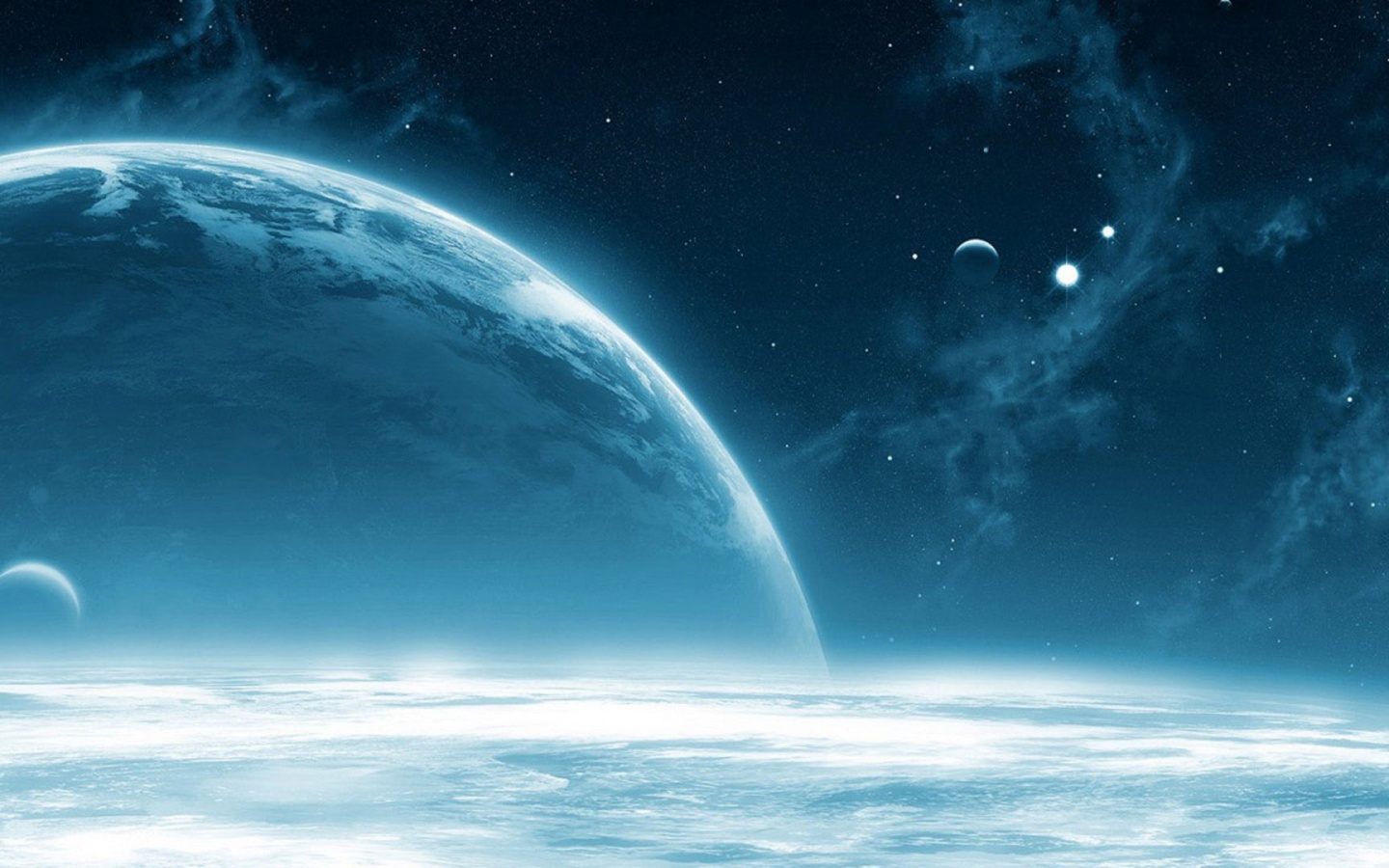 Планета за горизонтом обои