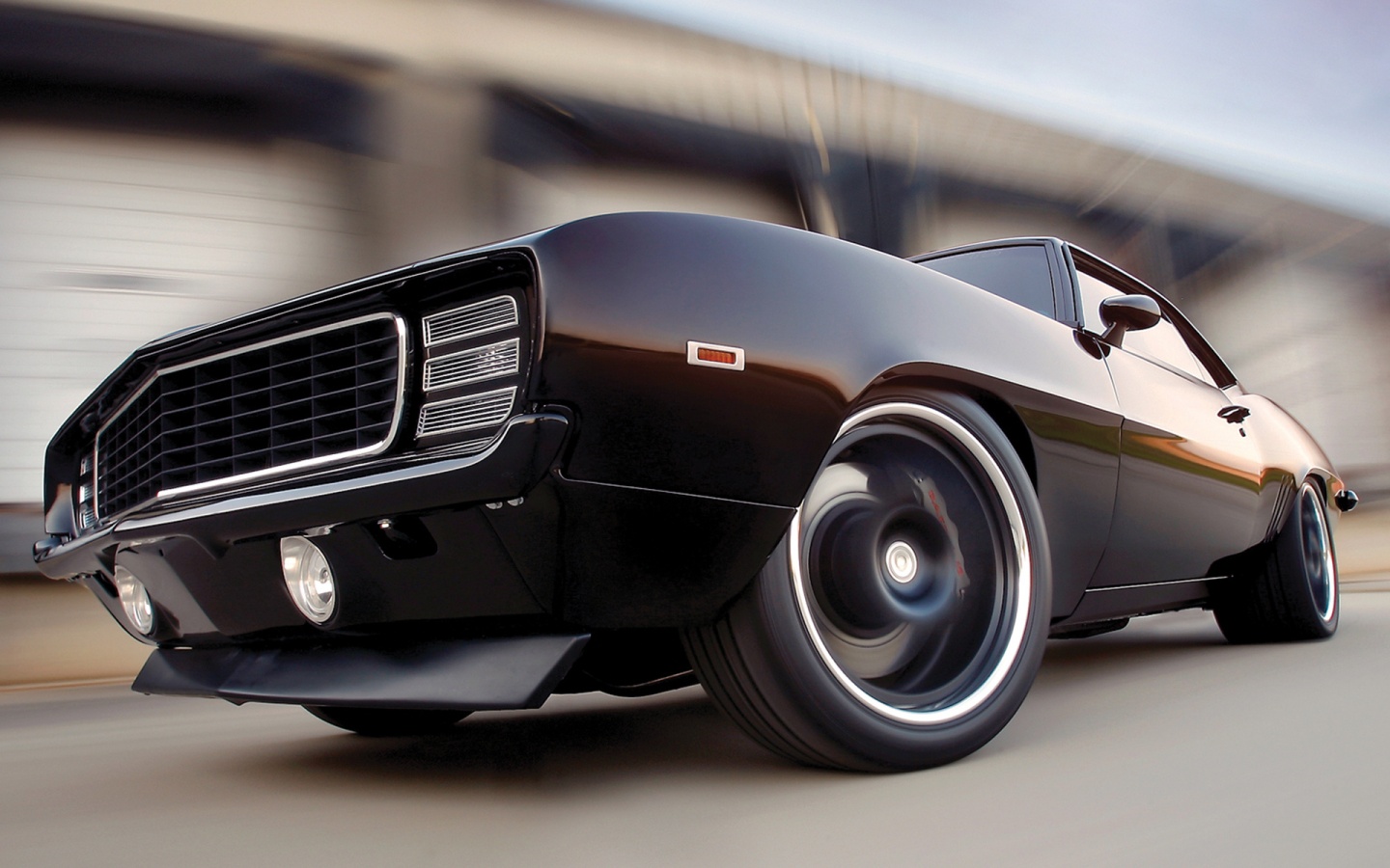 Мускул кар на повороте обои