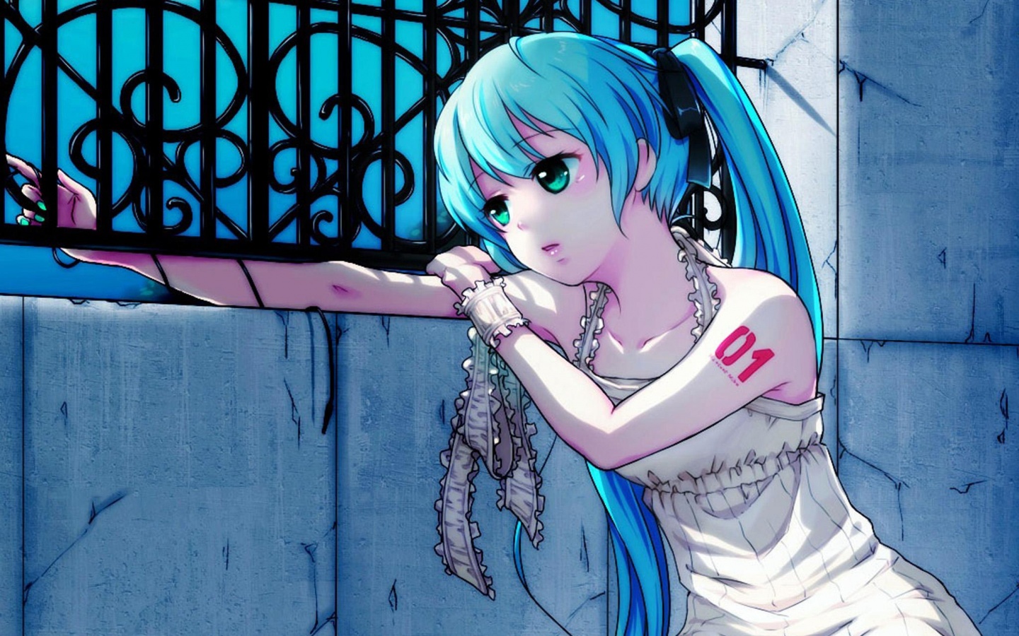 Девушка грустит обои