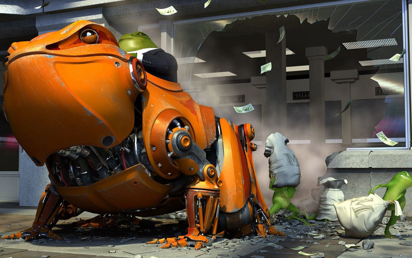 Боевой робот-жаба обои