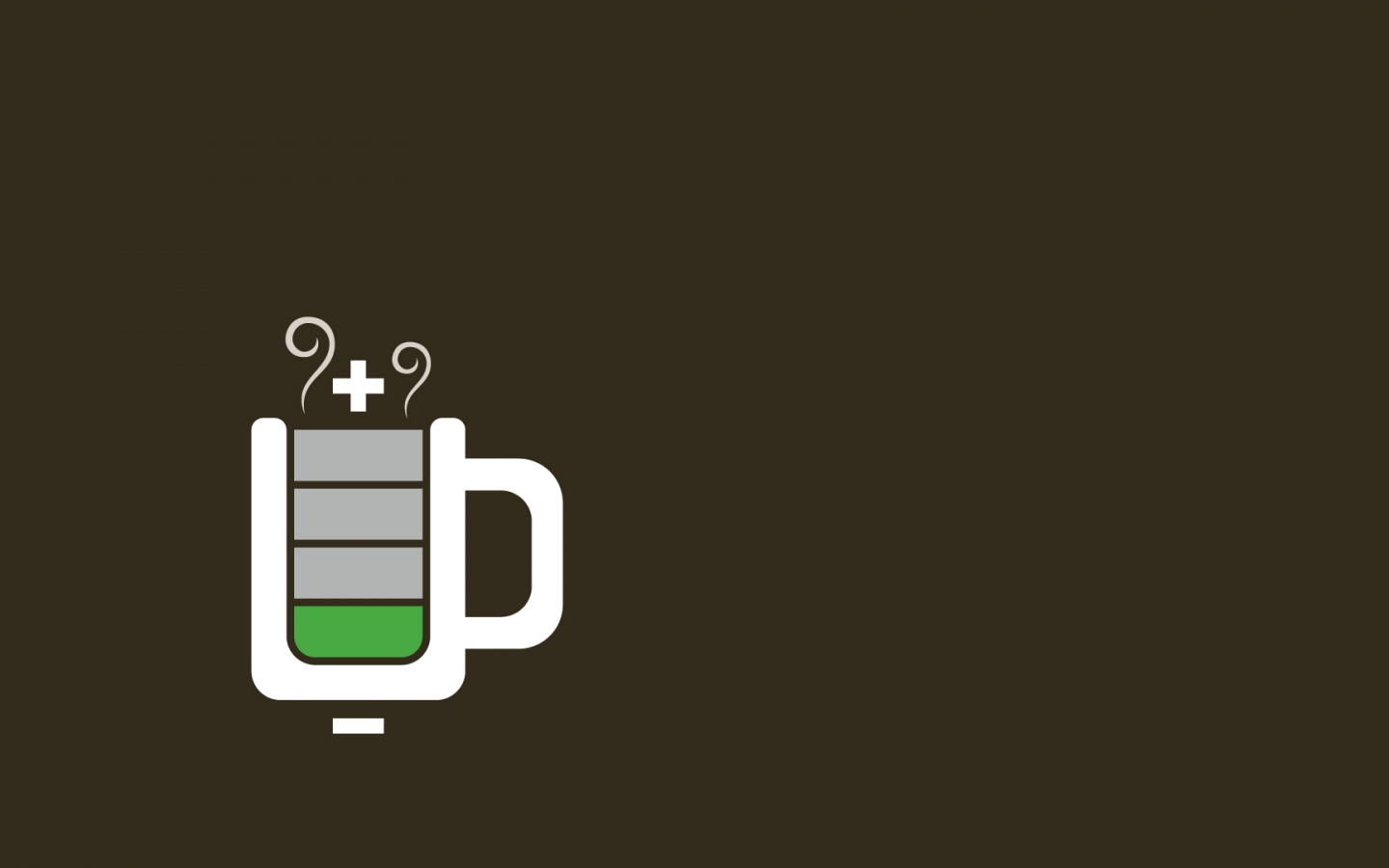 Зарядка от кофе обои