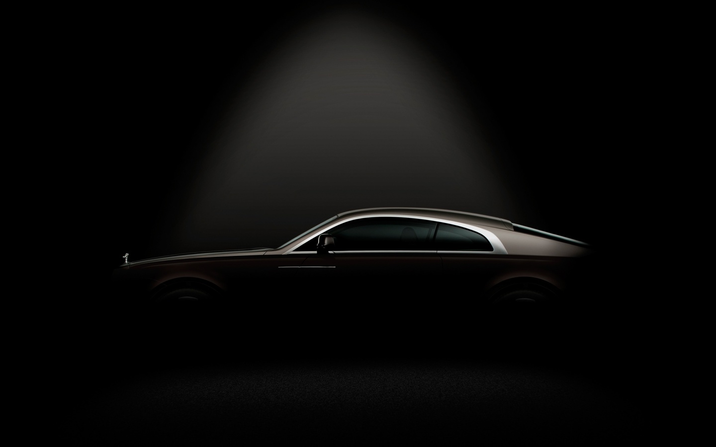 Силуэт Rolls Roys обои