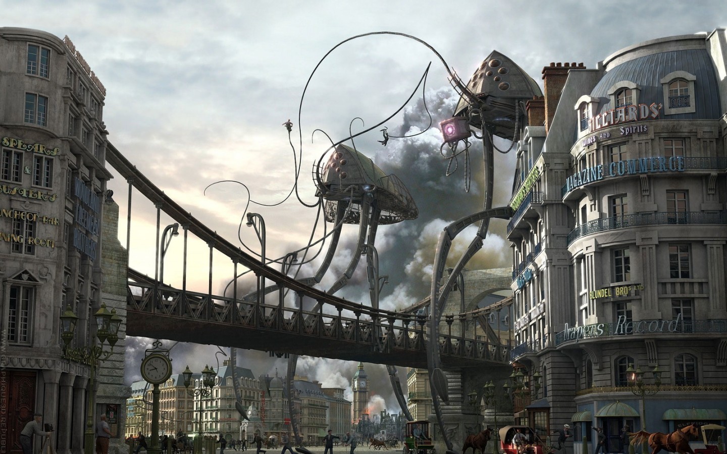 Война миров обои