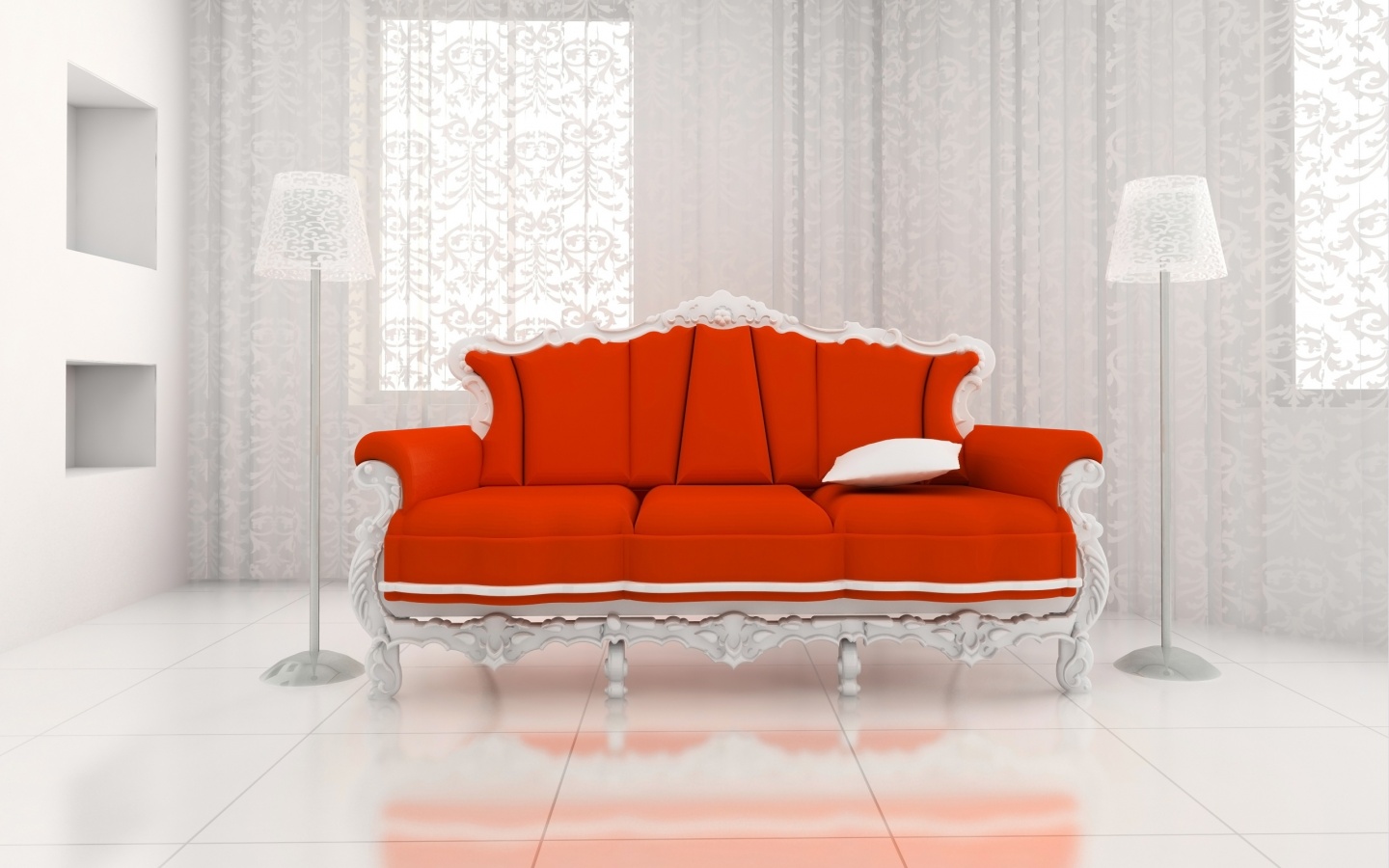 Диван в стиле ампир обои