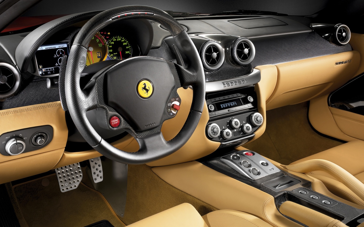 Салон феррари обои