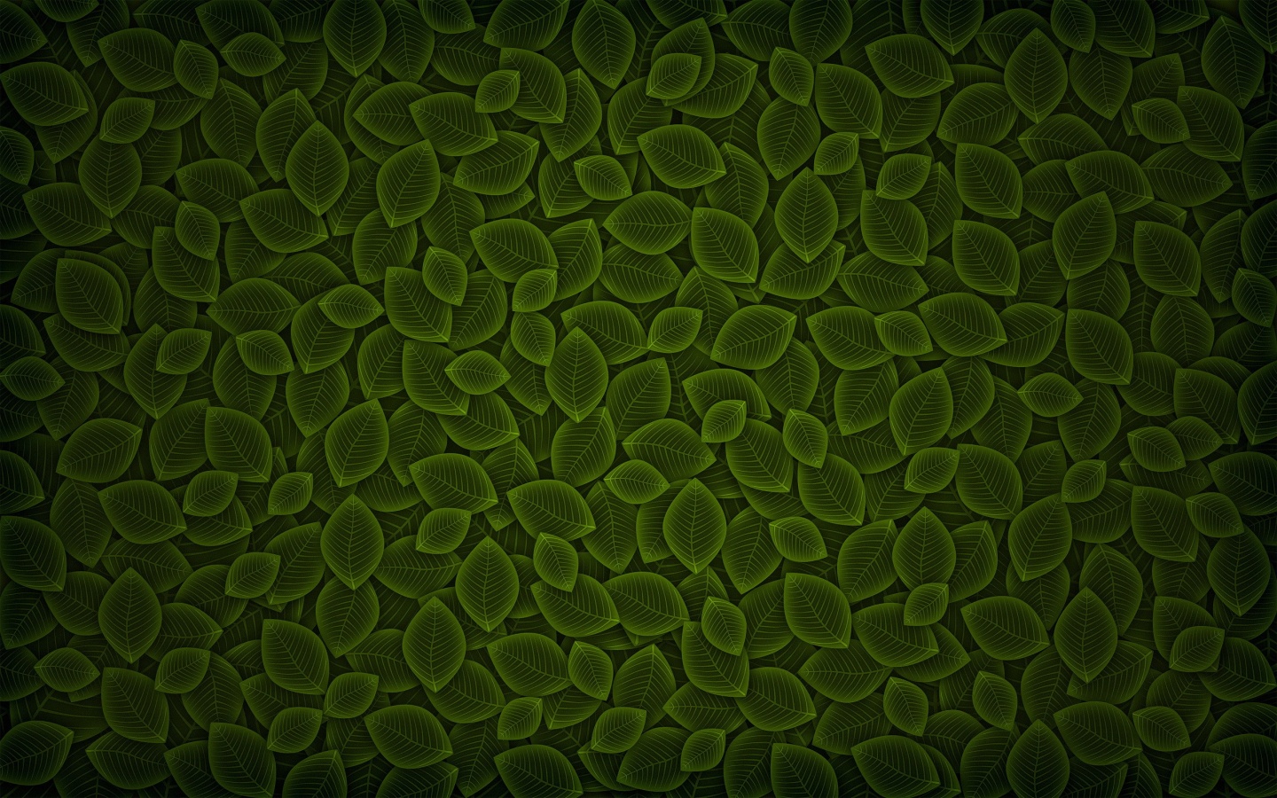 Векторные зеленые листья обои