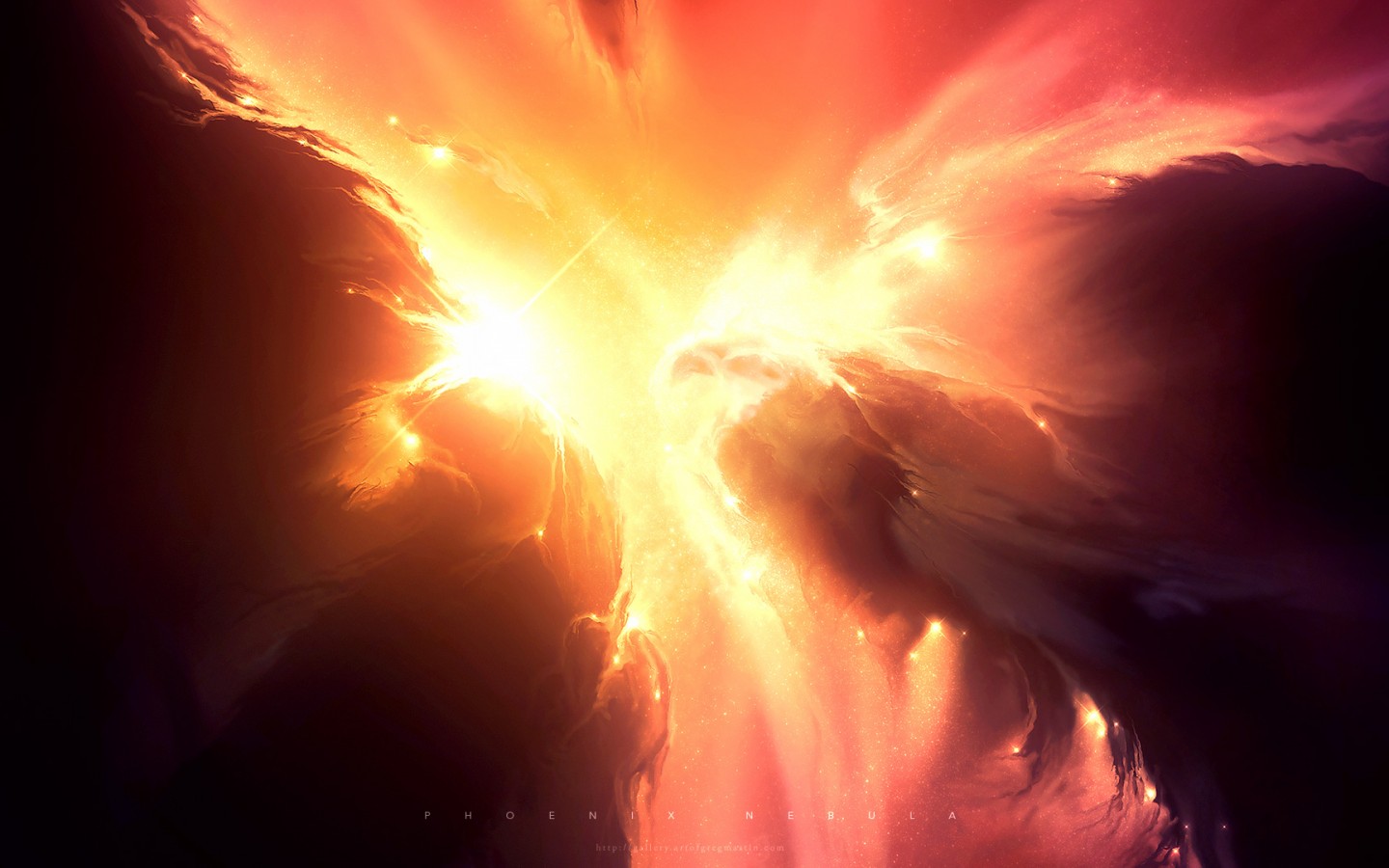 Туманность Феникса обои