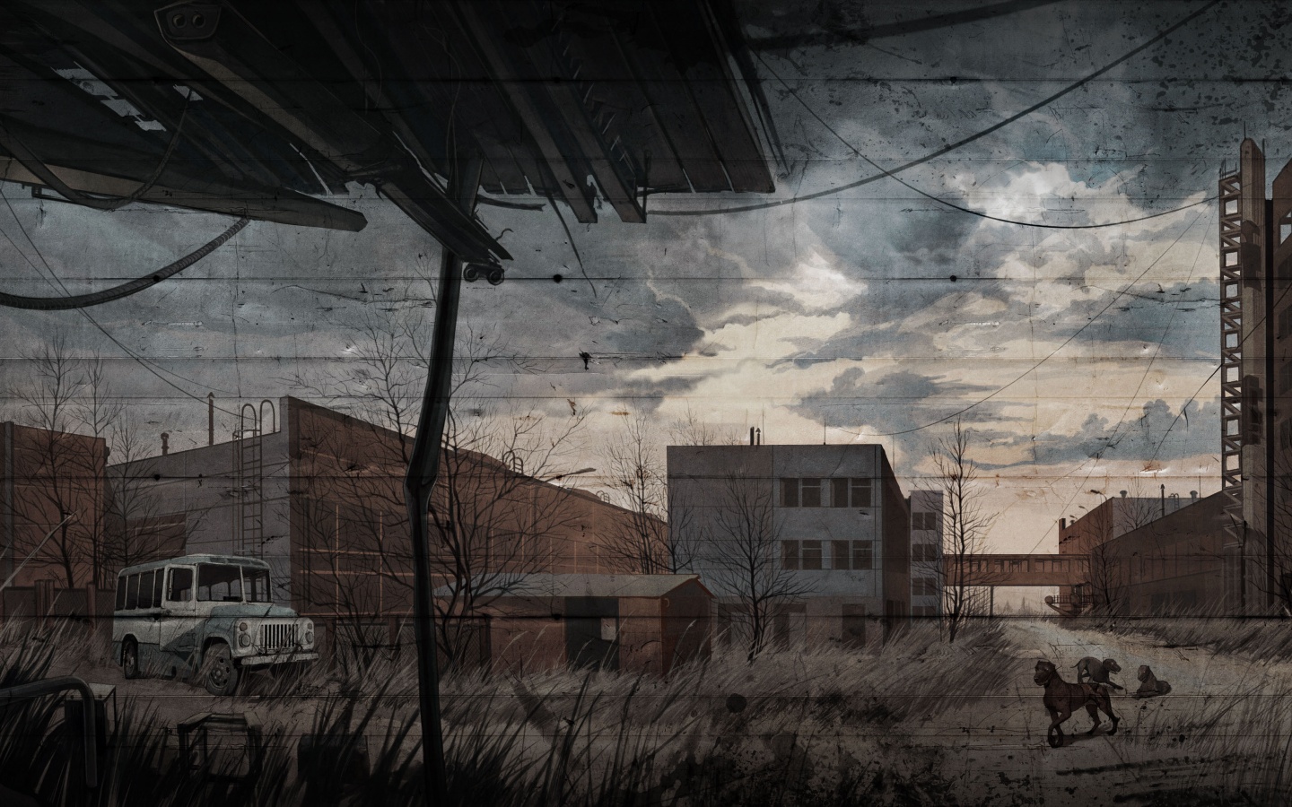 Припять из сталкера обои