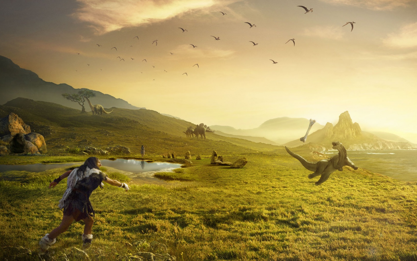 Доисторические игры обои