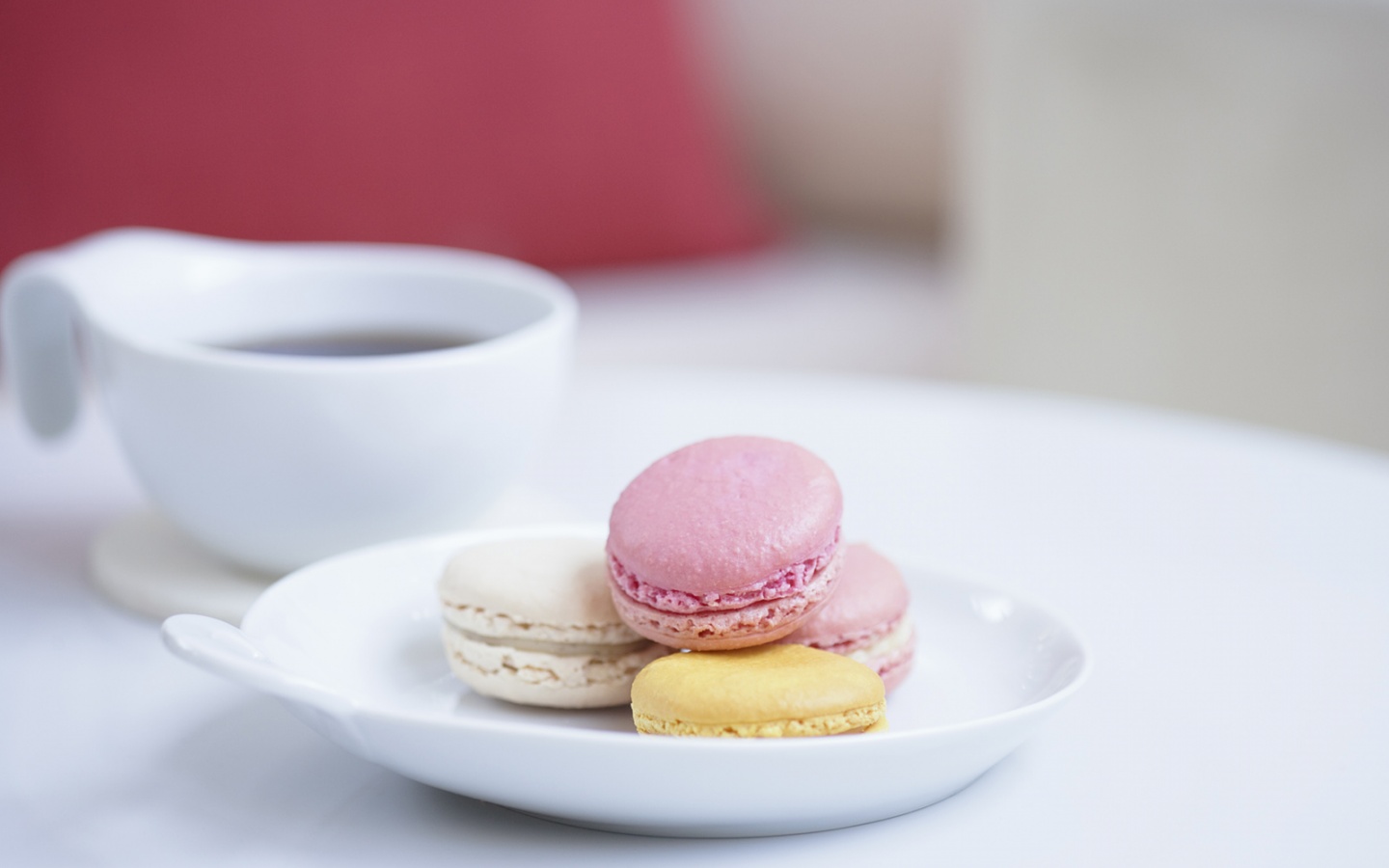 Кофе с пирожным обои