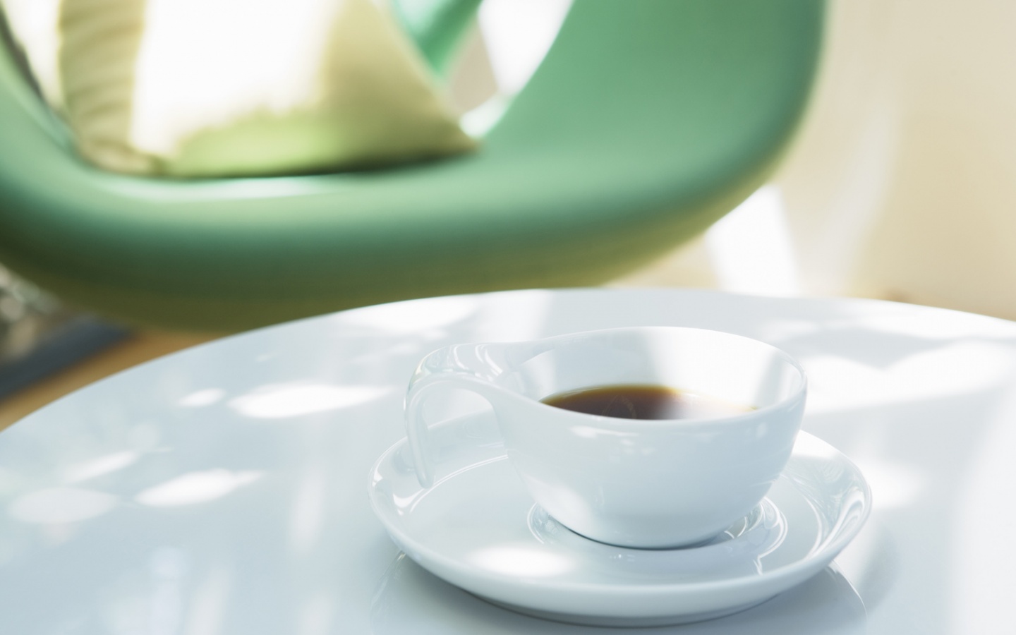 Чашка утреннего кофе обои