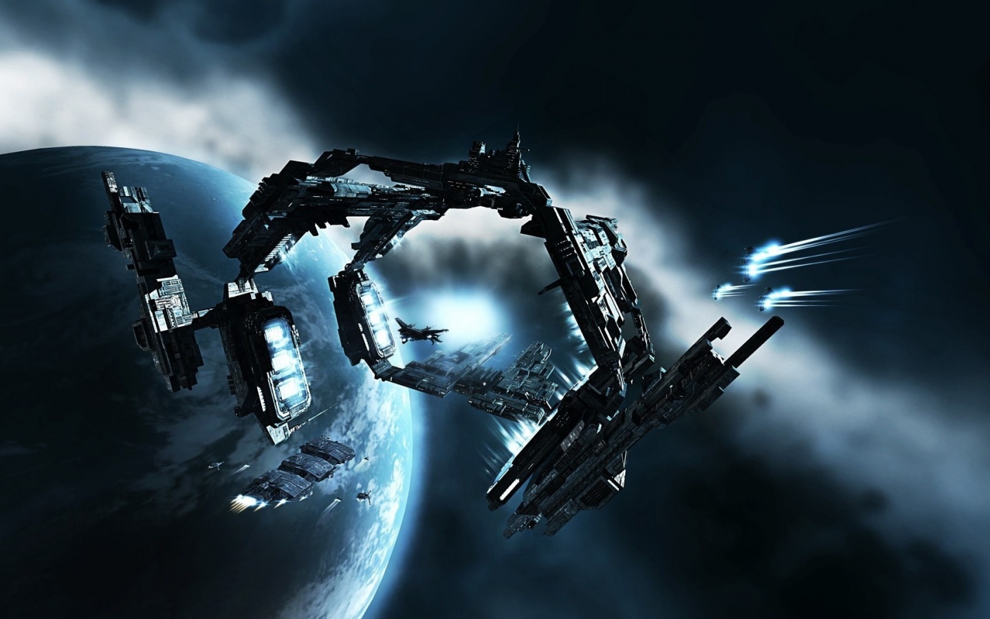 Космический корабль обои