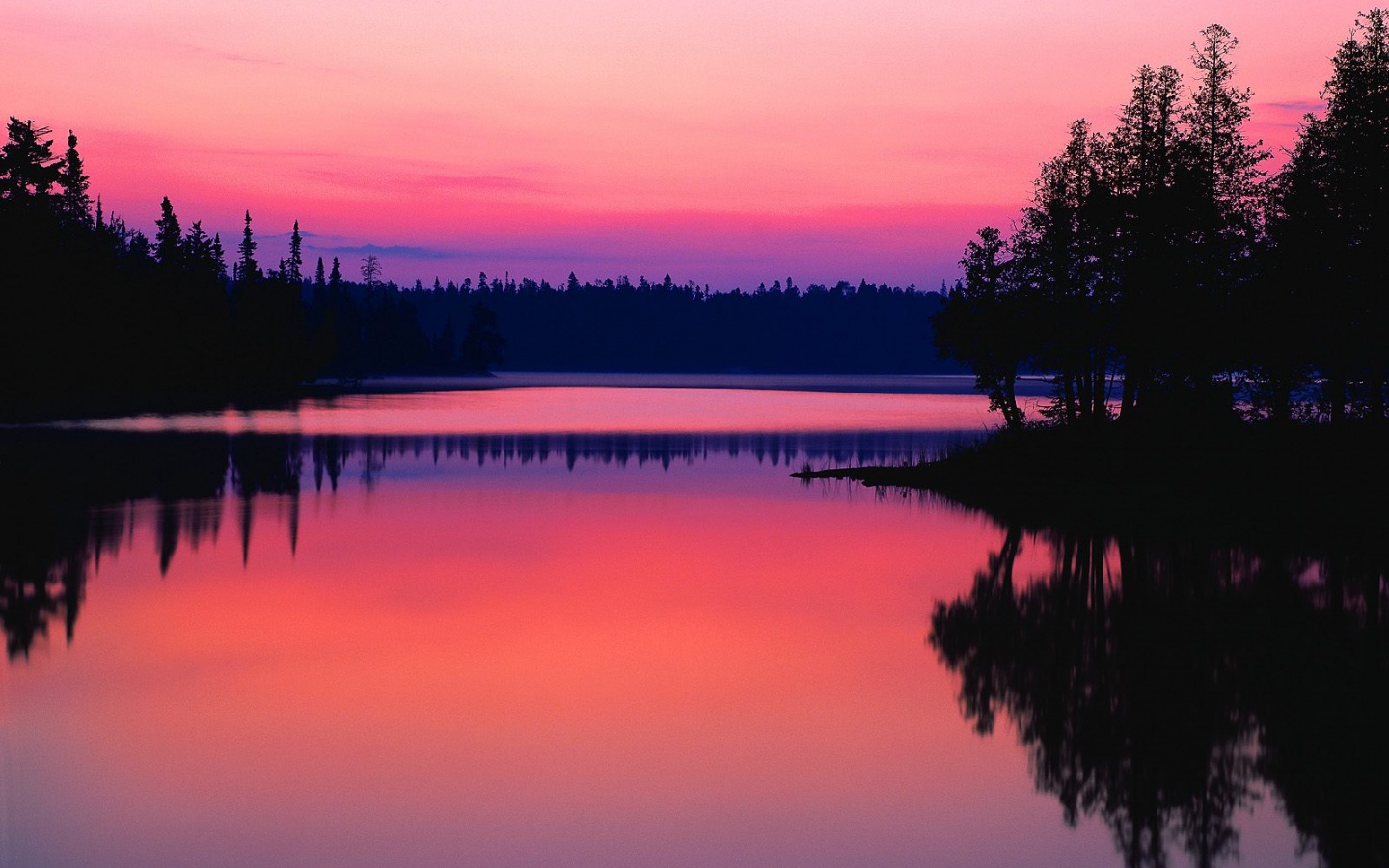 Вечерний пейзаж обои