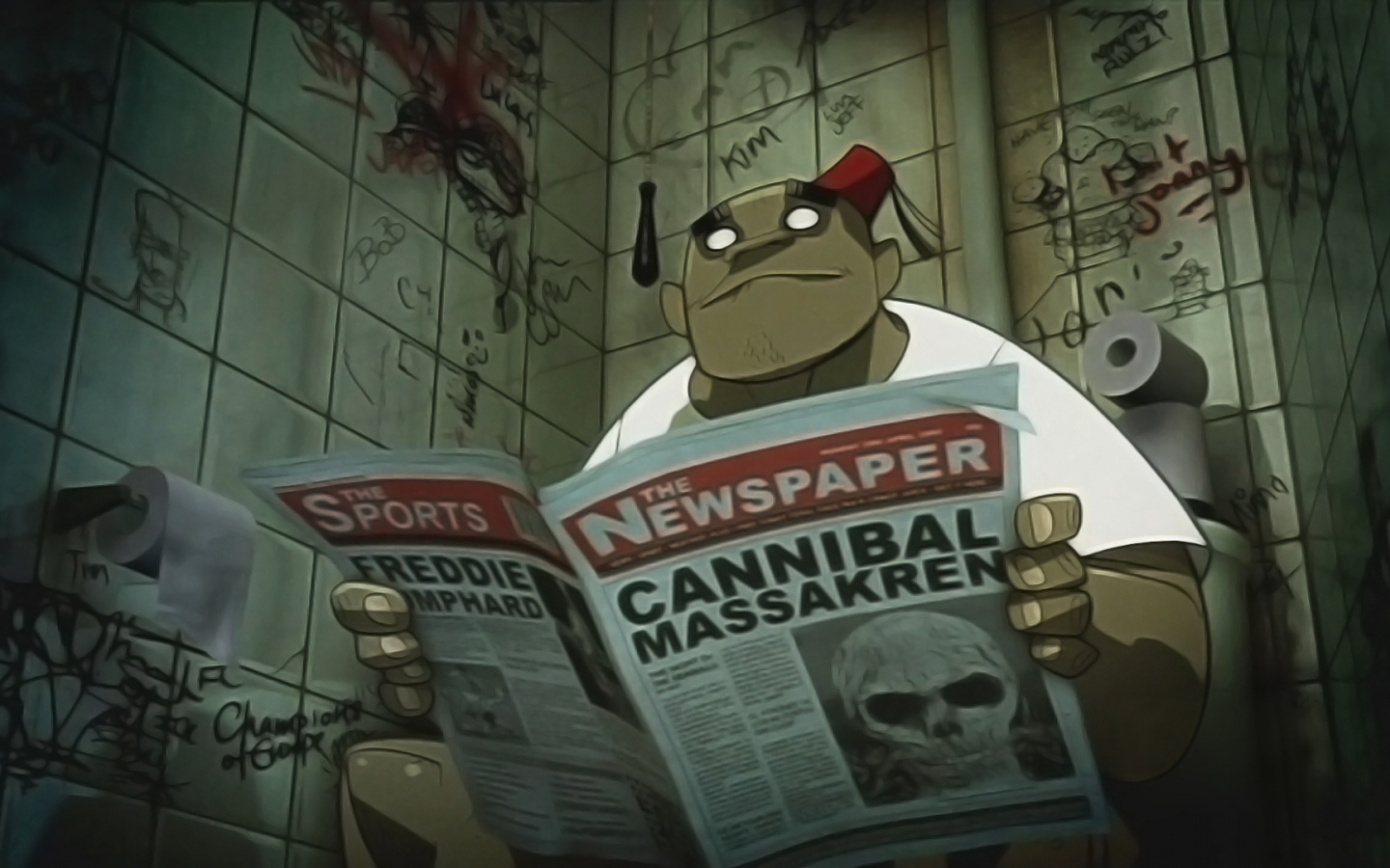 Рассел Хоббс из Gorillaz обои