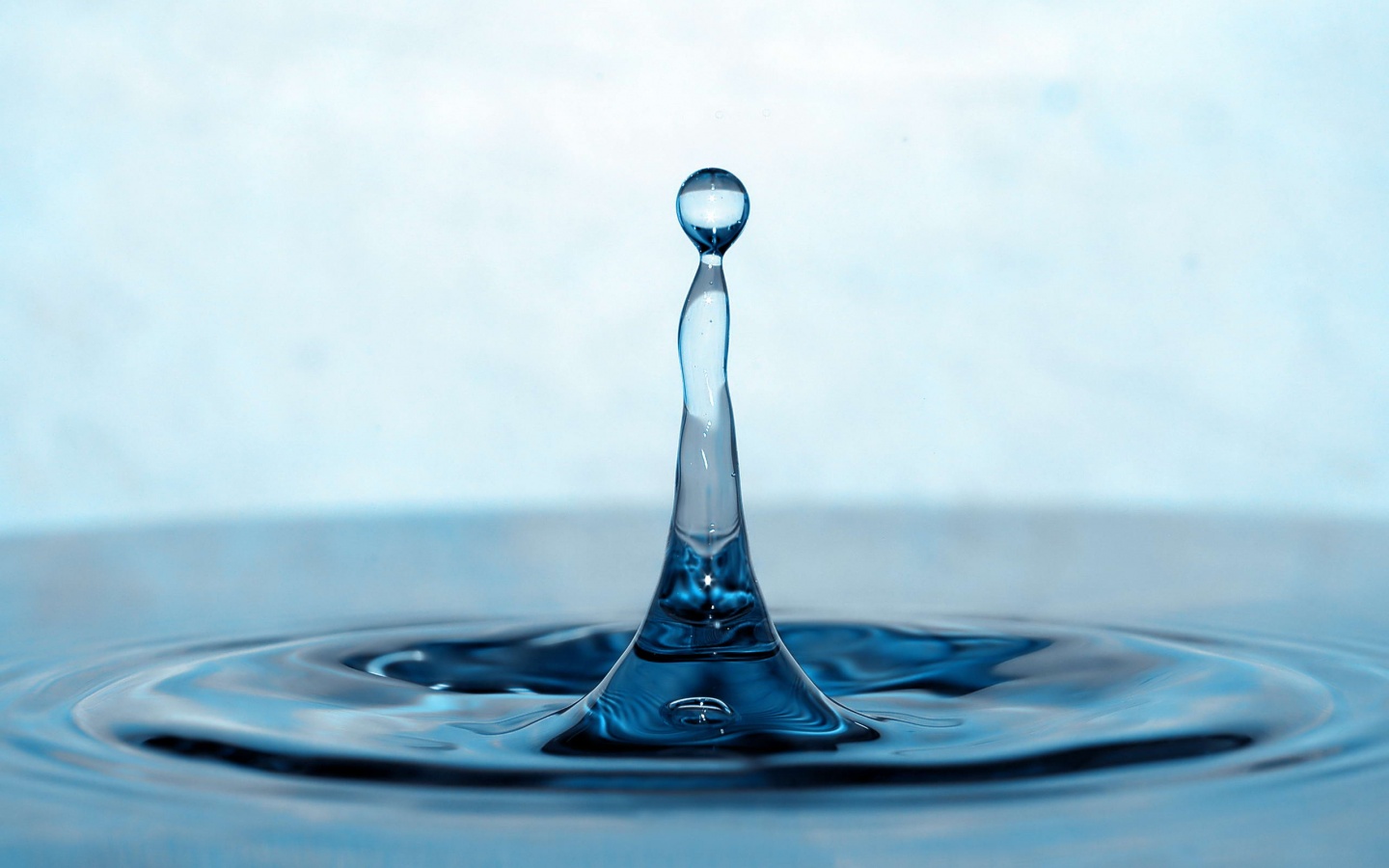 Падение капли обои