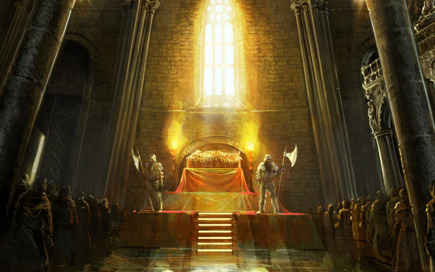 Обитель Ордена Пылающей Розы обои