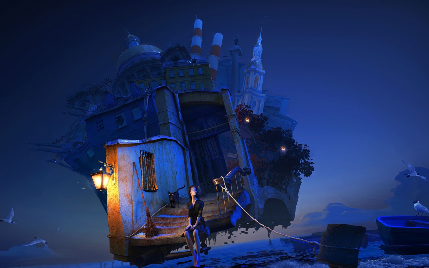 Мрачный Питер обои