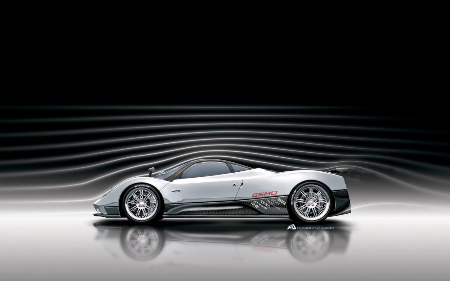 Аэродинамика Pagani Zonda обои