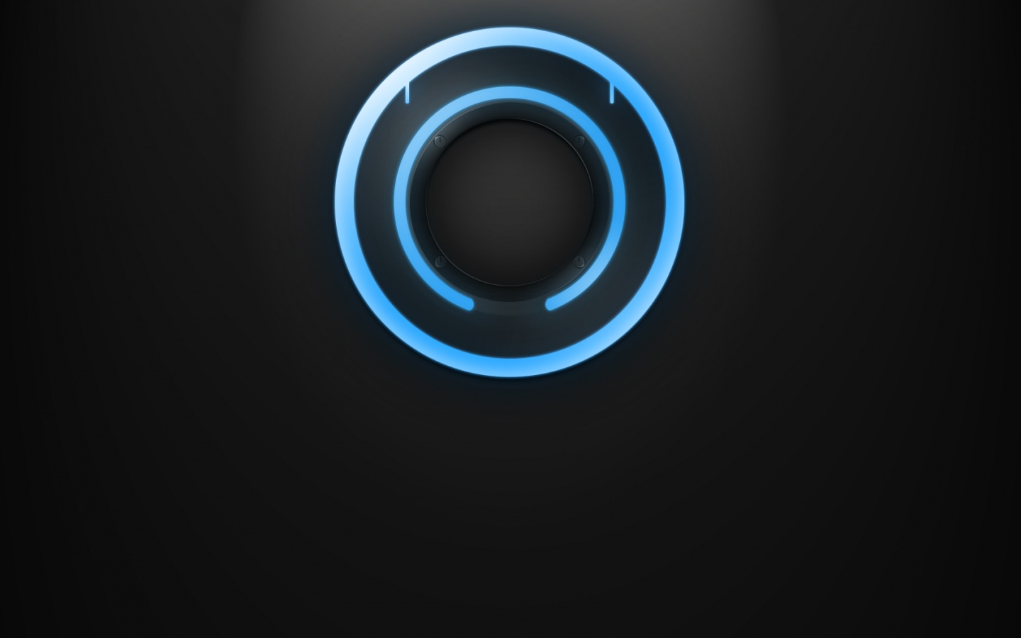 Диск из Tron на черном фоне обои