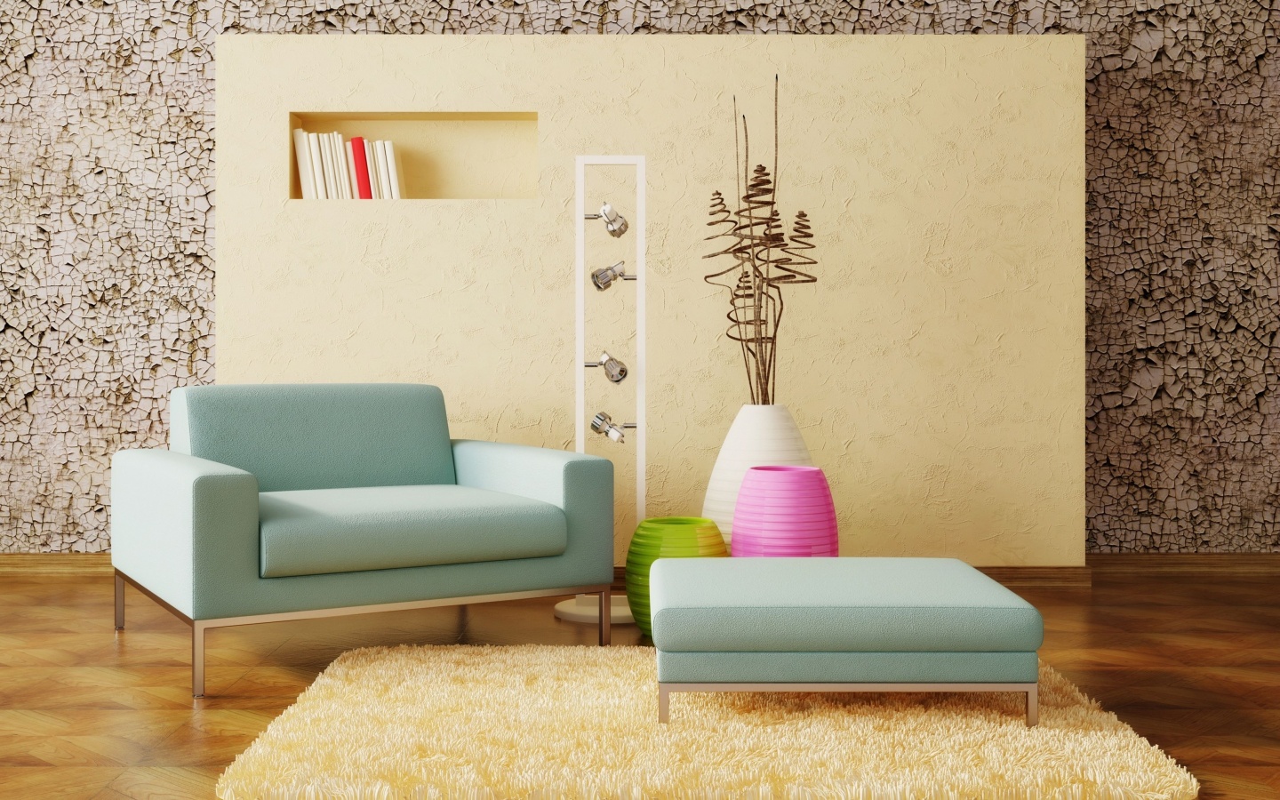 Стильный декор обои