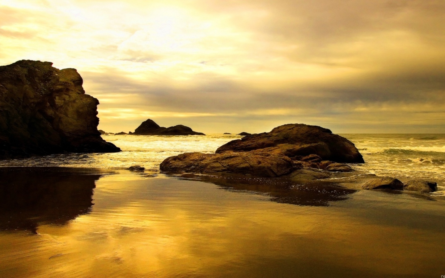 Золотое побережье обои