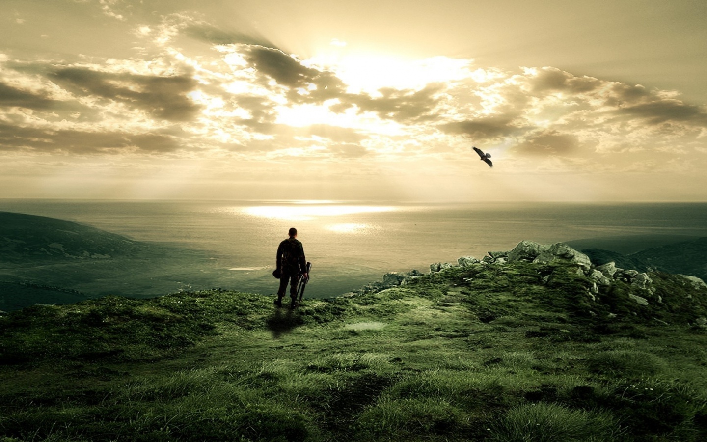 Солдат на краю света обои