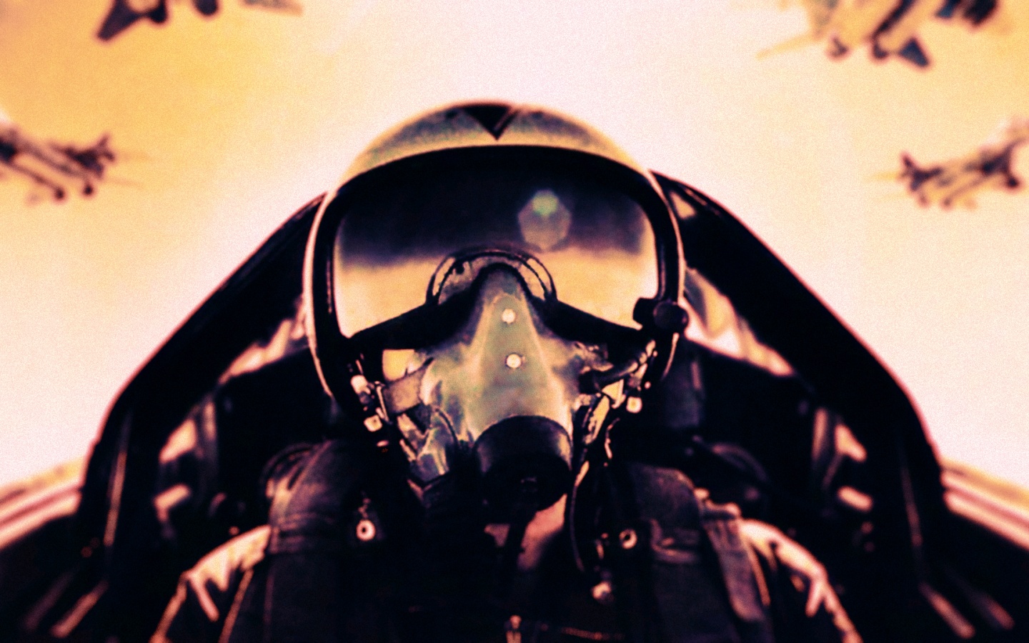 Пилот истребителя обои